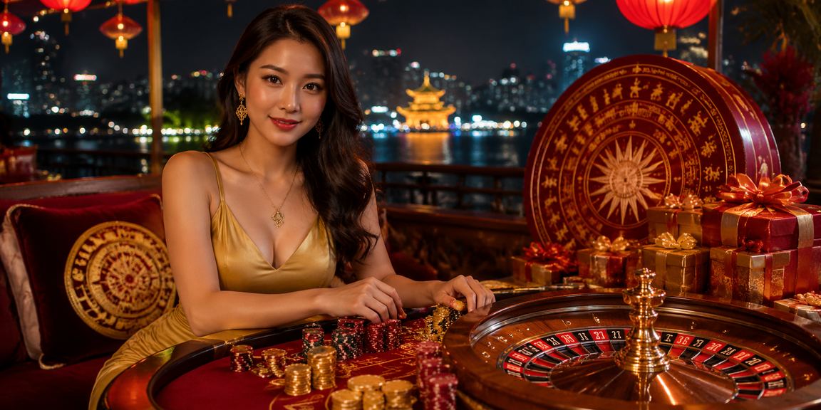 Không khí chơi roulette sôi động tại khu chợ đêm Hà Nội với ánh đèn lung linh