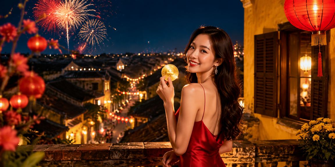 Người dùng nhận cashback voucher tại lễ hội Hội An trên điện thoại